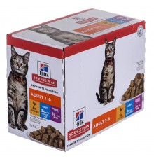 HILL'S Feline Adult Multipack Classic - saszetka 12x85g