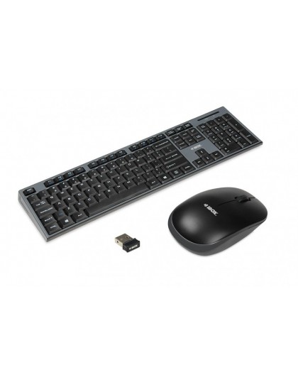 iBox IKMS606W keyboard RF Wireless English Black