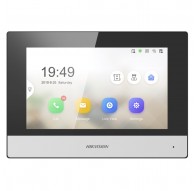 Hikvision DS-KH6320-WTE1 видеодомофон 17.8 см (7") Черный, Серебристый