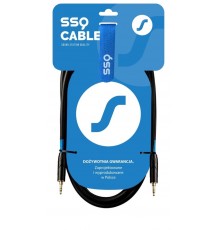 SSQ MIMI2 SS-1425 Cable Mini Jack Stereo 3,5 mm - Mini Jack Stereo 3,5 mm 2 m Black