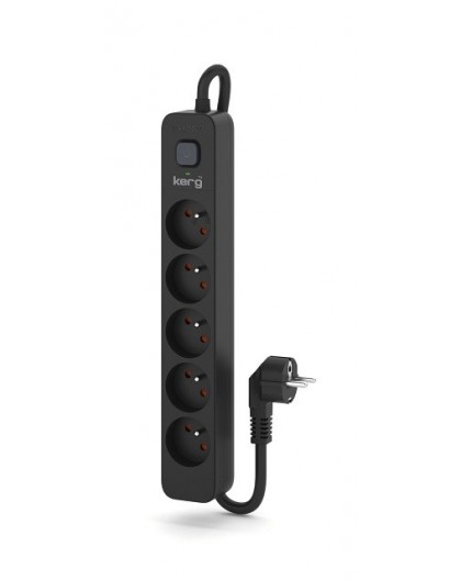 KERG power strip with circuit breaker-5 sockets 16A 5m