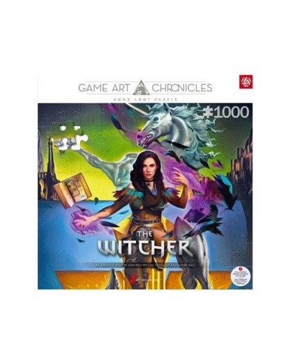 Good Loot Game Art Chronicles Puzzle: The Witcher Yennefer & Salvador Dali (1000 elements)
