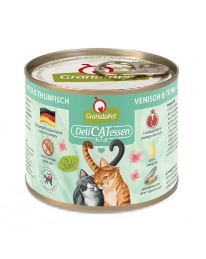 GRANATAPET DeliCATessen Venison and tuna - wet cat food - 200g
