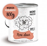 PAKA ZWIERZAKA Pepe Roe deer - wet dog food - 800g