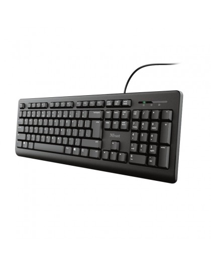 Trust Primo keyboard USB QWERTY US English Black