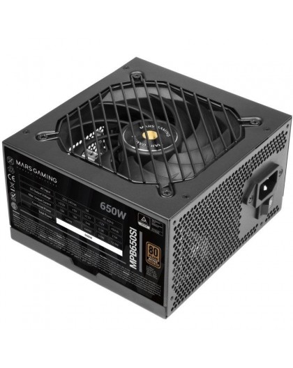 Mars Gaming MPB650SI power supply unit 650 W 24-pin ATX ATX Black