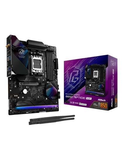 Asrock Phantom Gaming B850 Riptide WiFi AMD B850 Socket AM5 ATX