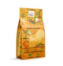 SYTA MICHA Chef Puppy Rabbit, turkey, banana and zucchini - dry dog food - 9kg