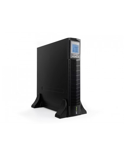 Green Cell UPS13 rack UPS RTII 1000VA 900W with LCD Display