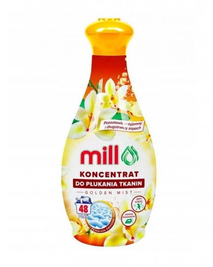 MILL Fabric softener concentrate GOLDEN MIST 1.3 l, 48 rinses