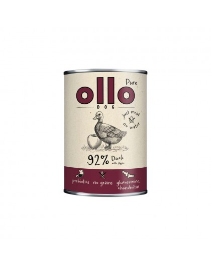 OLLO Pure Duck with apple - wet dog food - 400g