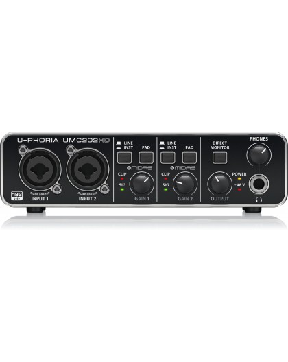 Behringer UMC202HD recording audio interface