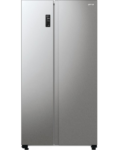 Gorenje NRR9185EAXL side-by-side refrigerator Freestanding 550 L E Silver
