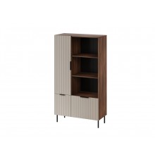 Cama 4 ALMERA bookcase 90x42x165 walnut/cashmere