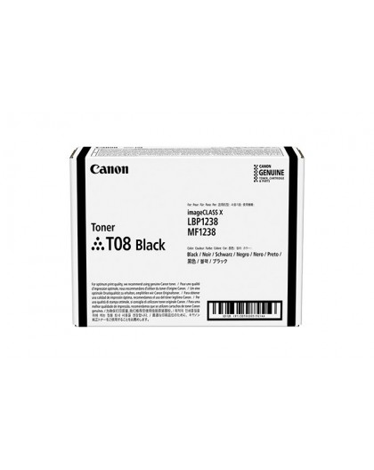Canon TONER T08 BLACK toner cartridge 1 pc(s) Original