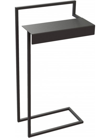 Floor hanger with shelf