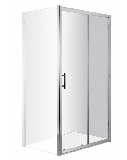 Shower door 140 cm - sliding