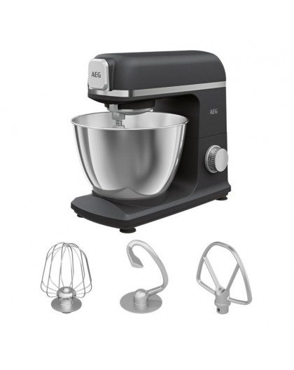 AEG KM5-1-4BPT Kitchen Robot 1200 W 5 L Black, Pearl