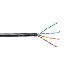 EmiterNet External Gelled UTP (U/UTP) Cat.5e Cable, 4x2x0.5 Wire, PE+GEL