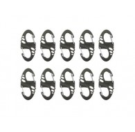 Mil-Tec S-Hook snap hook set - Green