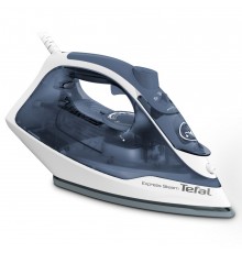 TEFAL FV2837E0 | Steam Iron | 2400 W | Water tank capacity 150 ml | Continuous steam 35 g/min | Blue/White