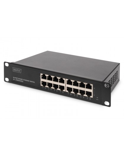 Digitus 16-Port Gigabit Switch, 10 inch, Unmanaged