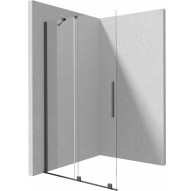 Walk-in shower wall 90 cm - sliding