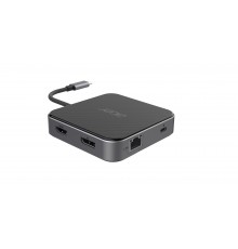 Acer 7-in-1 USB 4 Dongle Wired USB4 Black, Silver