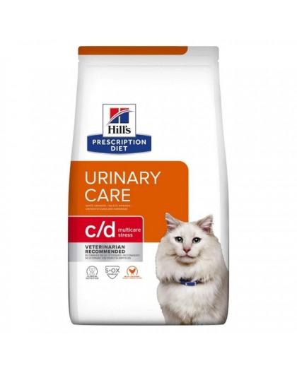 HILL'S PRESCRIPTION DIET Feline c/d Urinary Care Multicare Stress Dry cat food Chicken 3 kg