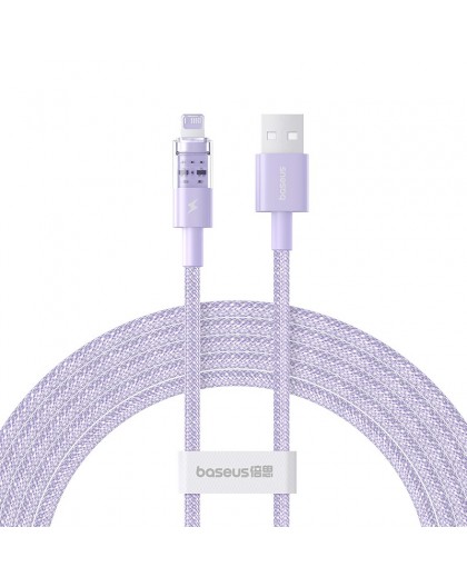 Кабель Baseus Gem USB to IP 2.4A кабель для быстрой зарядки 2 м Фиолетовый