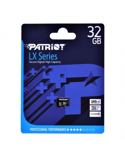 Patriot Memory PSF32GMDC10 memory card 32 GB MicroSDHC UHS-I Class 10