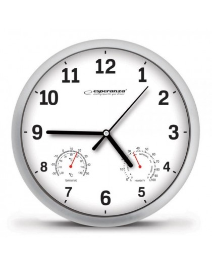 Esperanza EHC016W wall/table clock Quartz clock Round White