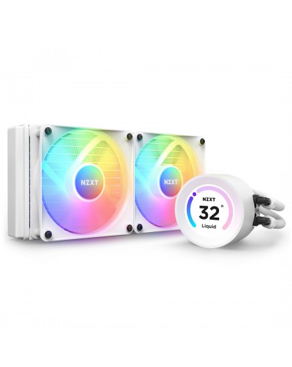 NZXT Kraken Elite 240 RGB Processor All-in-one liquid cooler 12 cm White 1 pc(s)