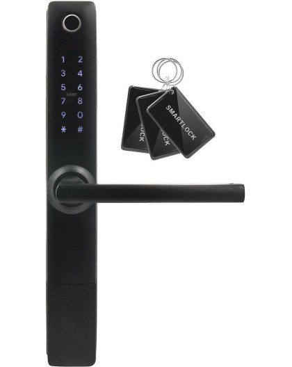 Klamka z kontrolerem dostępu EURA ELH-20H4 Black