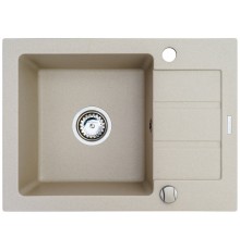 One-bowl sink with draining board Maidsinks Promo 62x44 1B 1D E070053701