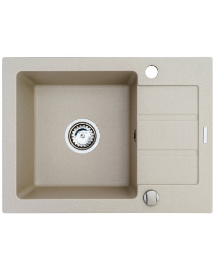 One-bowl sink with draining board Maidsinks Promo 62x44 1B 1D E070053701