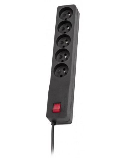 LESTAR ZX 510 G-A K.:CZ 5,0M surge protector Black 5 AC outlet(s) 230 V 5 m