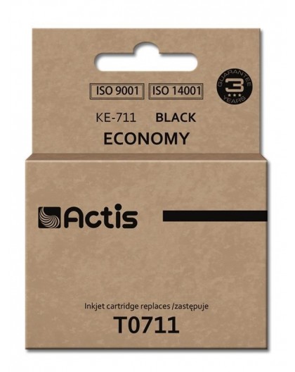Actis KE-711 Ink (replacement for Epson T0711, T0891, T1001 Standard 15 ml black)