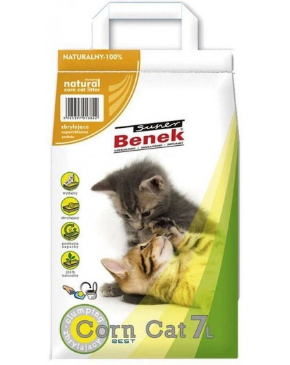 CERTECH Super Benek Corn Cat - cat corn litter clumping 7l