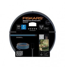 Fiskars 1027107 garden hose 20 m Above ground Blue, Grey