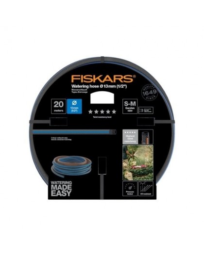 Fiskars 1027107 garden hose 20 m Above ground Blue, Grey