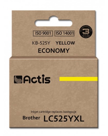 Actis KB-525Y Ink (replacement for Brother LC525Y Standard 15 ml yellow)