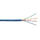 Emiter Net UTP (U/UTP) cat.5e cable, strand, 4x2x24AWG, PVC, blue