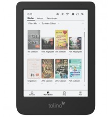 Tolino shine color e-book reader Touchscreen 16 GB Wi-Fi Black