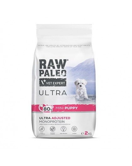 RAW PALEO Ultra Mini Puppy Pork - dry dog food - 2kg