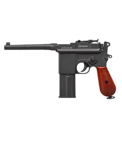 Air rifle pistol Ranger M712 BROOMHANDLE Full Auto Blowback K.4,5 BBS 19-shots KWC