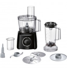 Bosch MCM3201B food processor 800 W 2.3 L Black, Transparent