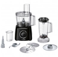 Bosch MCM3201B food processor 800 W 2.3 L Black, Transparent