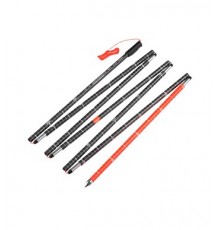 Mammut Carbon Probe 280 speed lock ski pole 2 pc(s) 2.8 m Black, Red