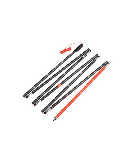 Mammut Carbon Probe 280 speed lock ski pole 2 pc(s) 2.8 m Black, Red